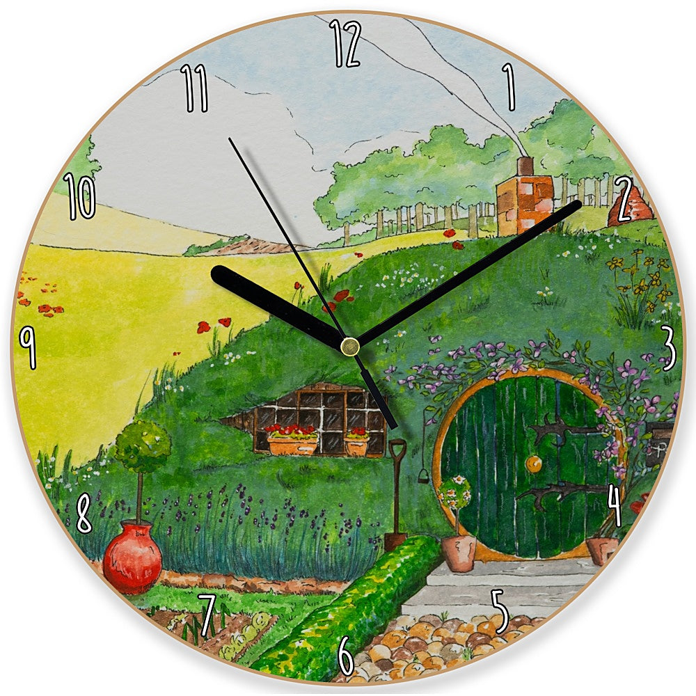 Wooden Round Door wall clock