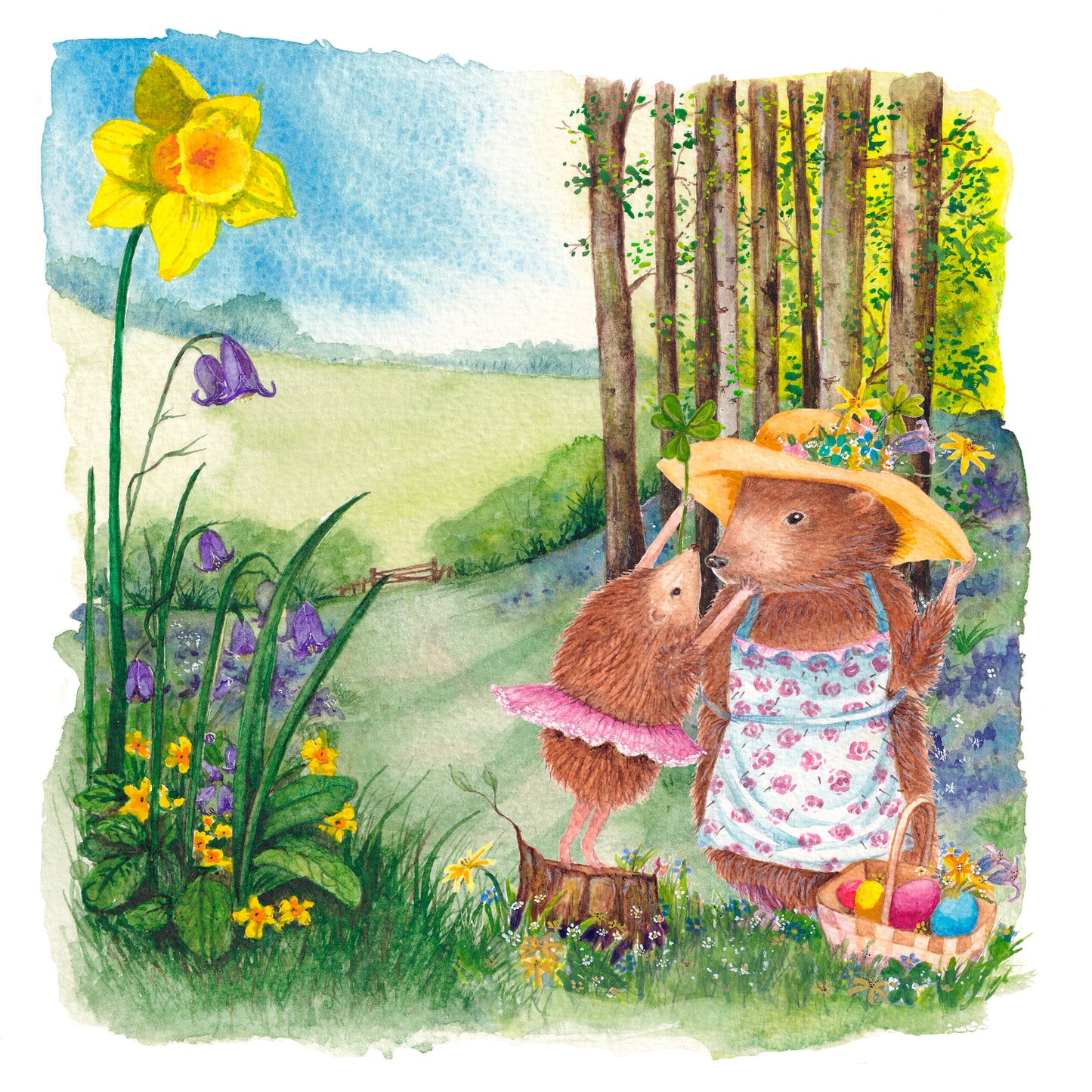 Easter Bonnet Greeting Card