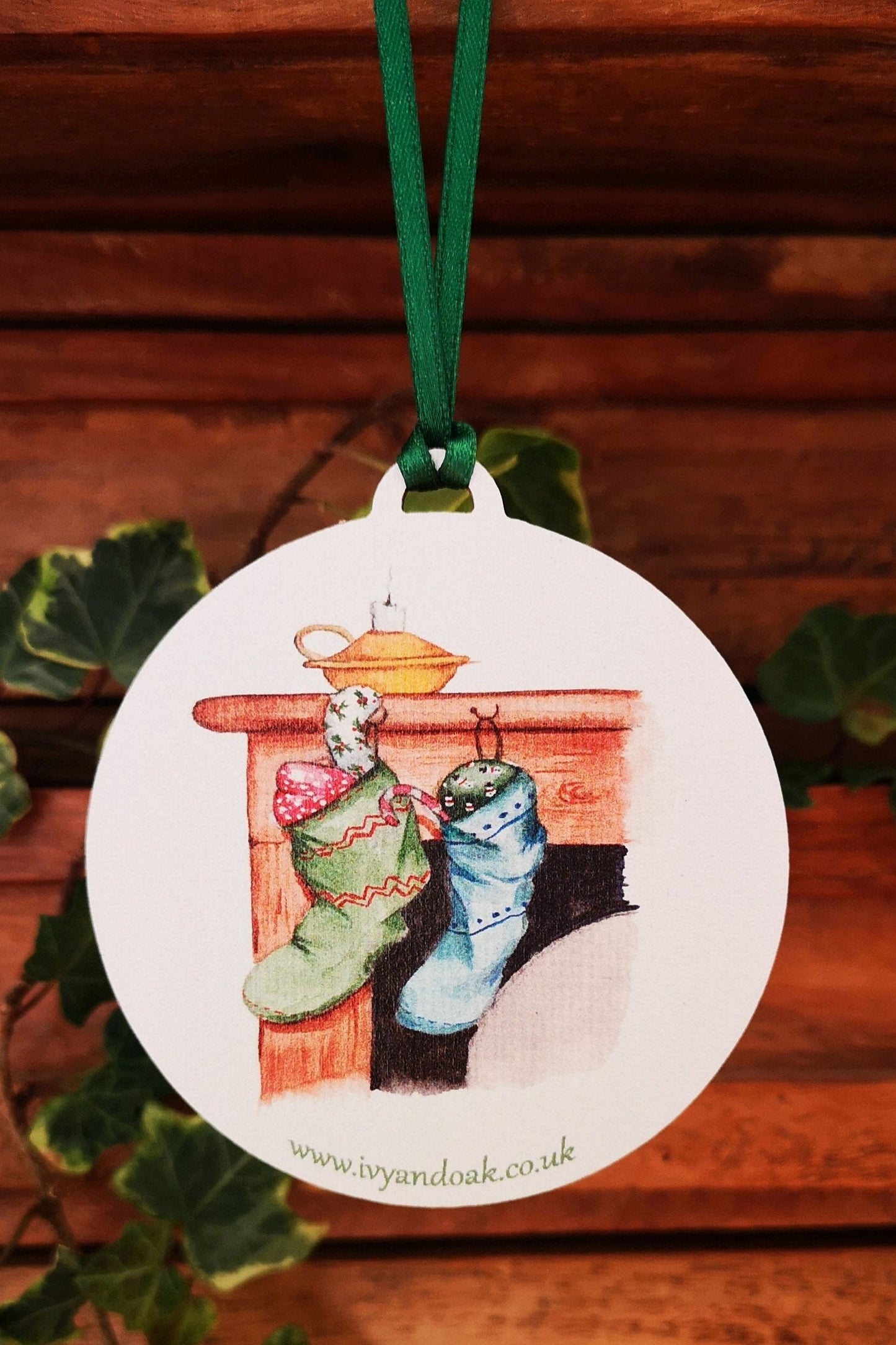 Night Before Christmas wooden tree decoration