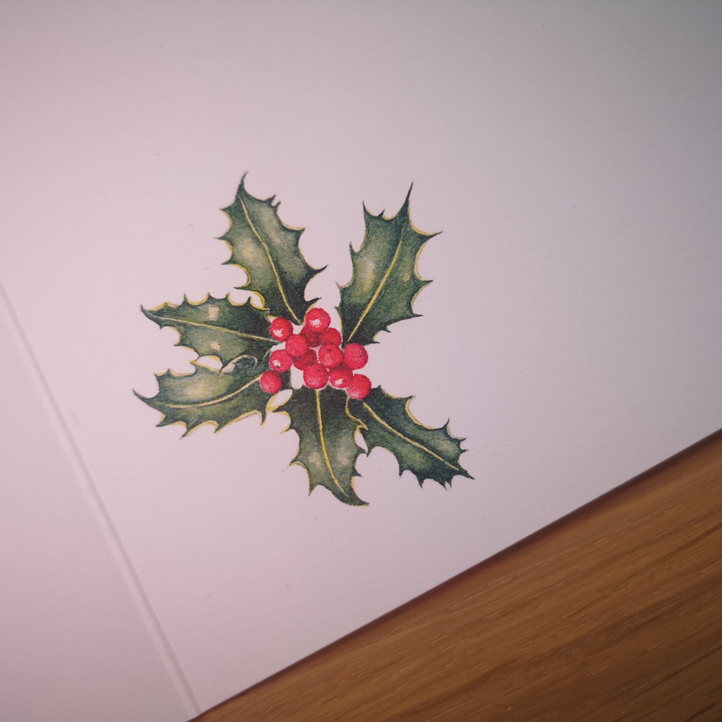 Holly King greeting card.