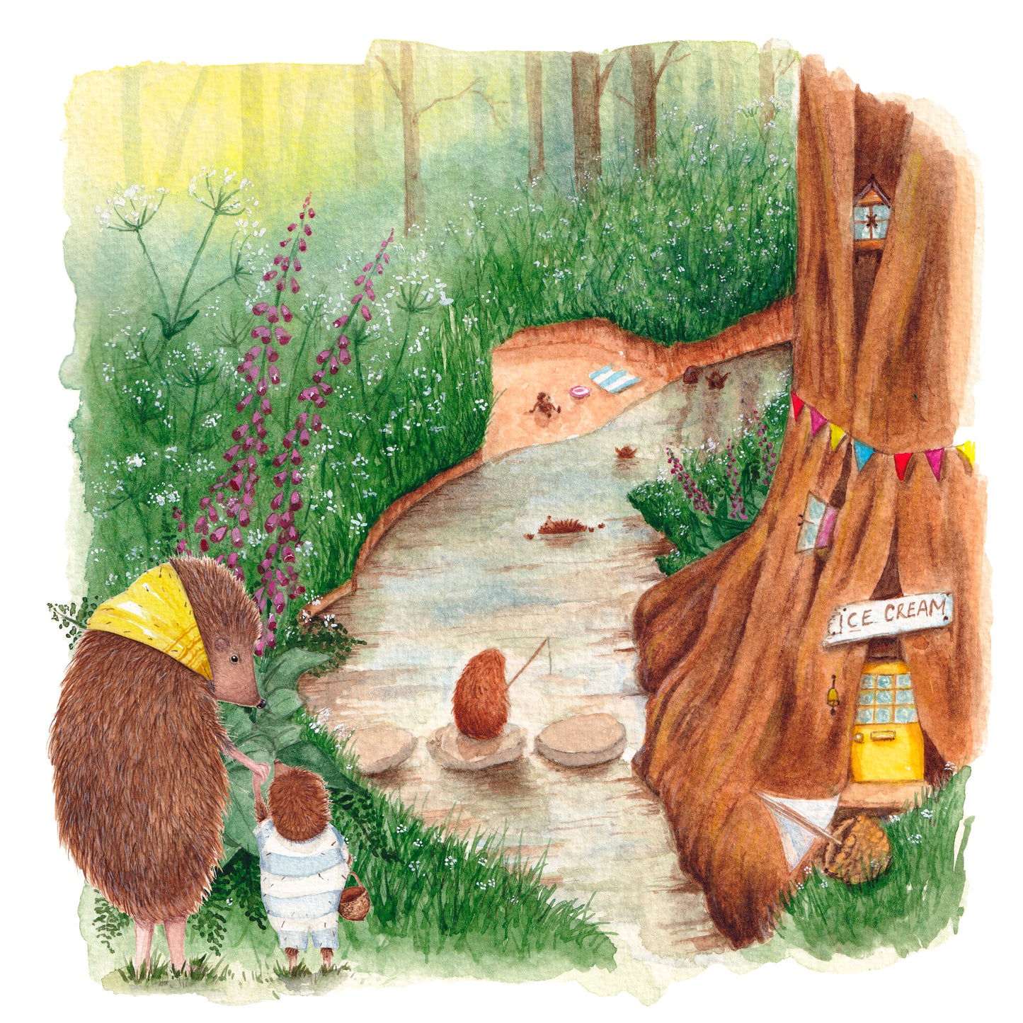Let's Paddle Greeting Card