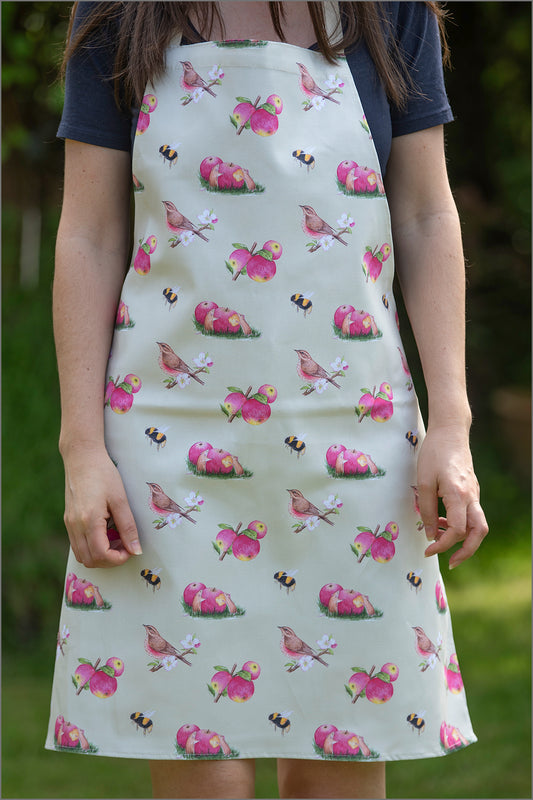 Orchard Tales Apron 100% organic cotton.