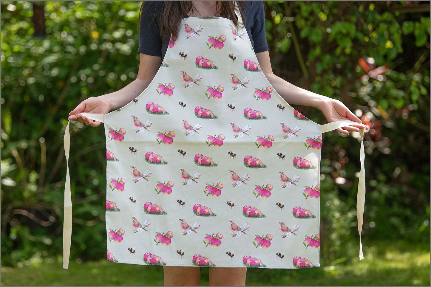 Orchard Tales Apron 100% organic cotton.