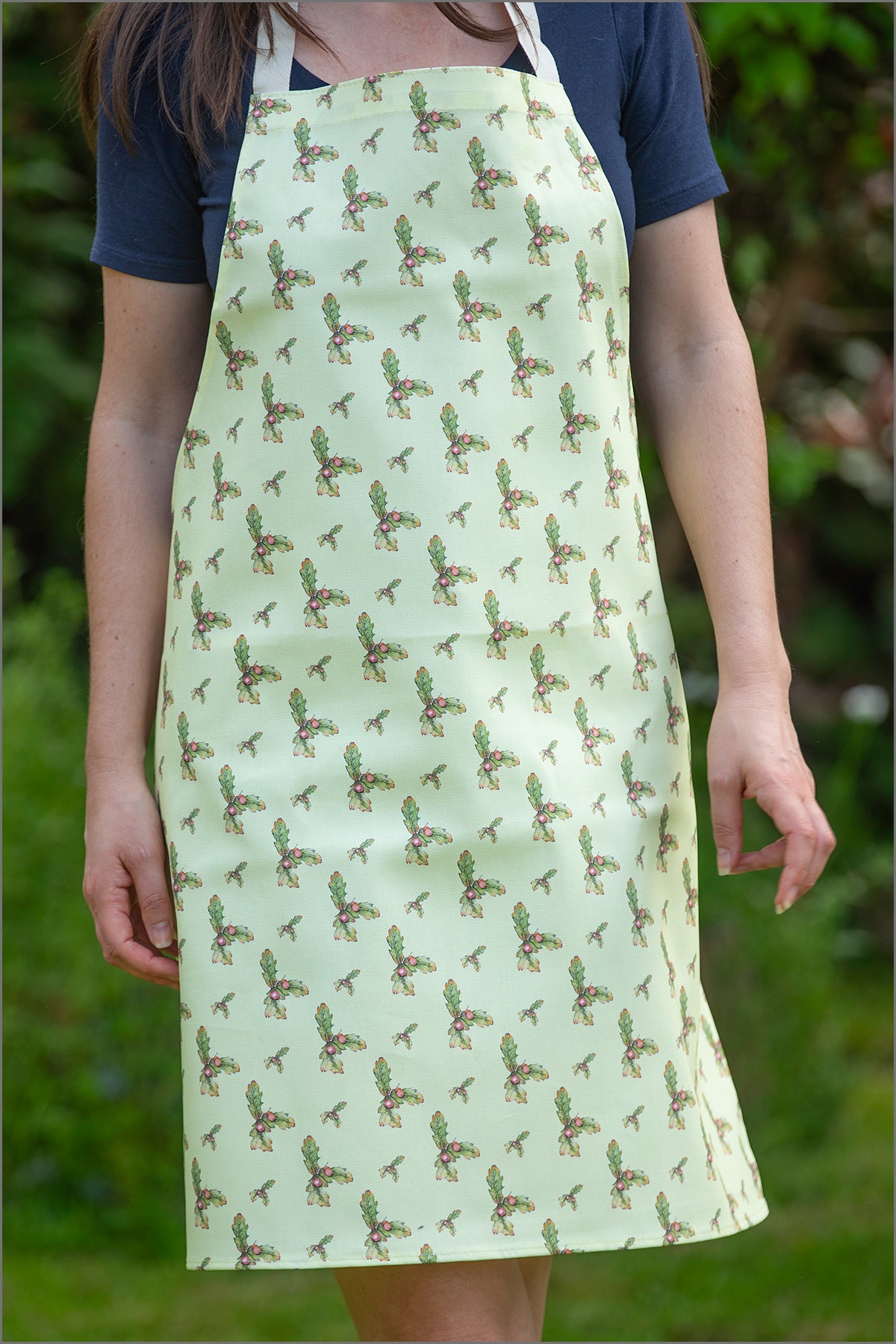 Oak Leaves Apron 100% organic cotton