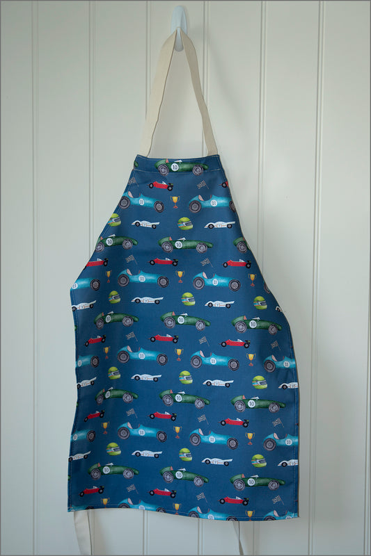 Vintage Cars childs apron.