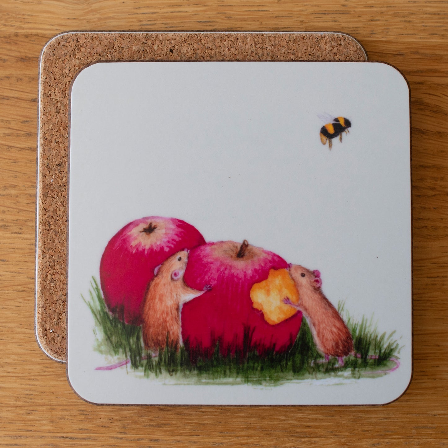 4 x Orchard Tales luxury coasters.