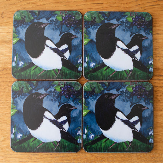 4 x "2 For Joy" luxury coasters.