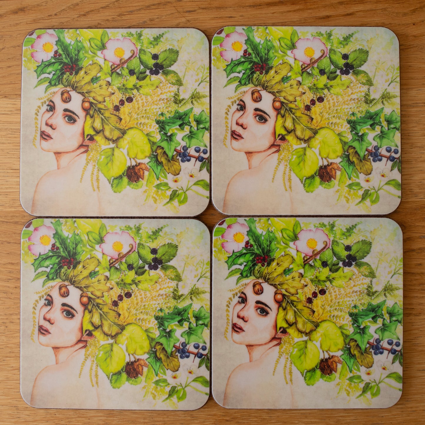 4 x Dryad Luxury Coaster.