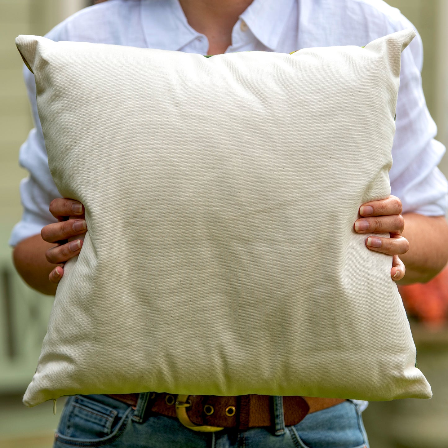 Oak King panama cotton cushion